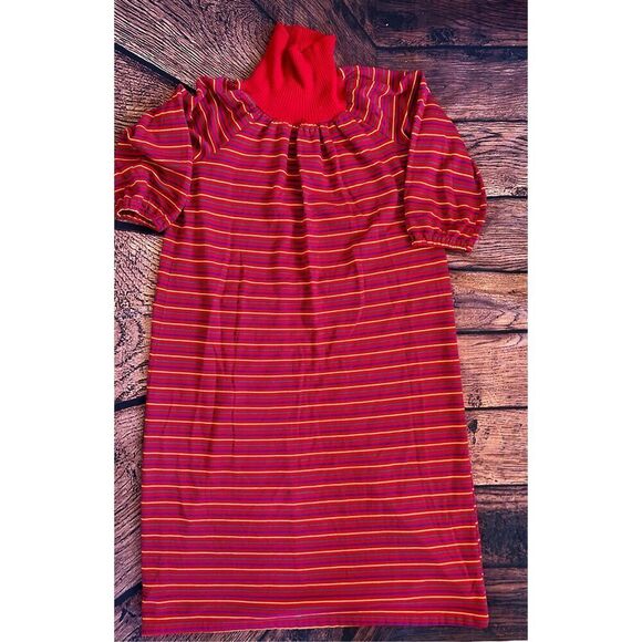 Vtg Gloria Moret of California Multi-color‎ Hostess Patio Gown Dress Robe Sz Lg - Picture 1 of 9